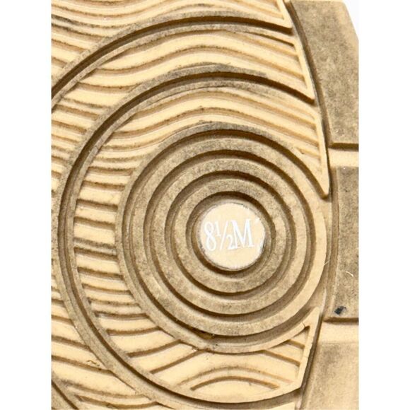 Marc Fisher High Top Sneaker Size 8.5 Fur Lined Tan Suede Lace Up Winter Booties - Picture 10 of 12